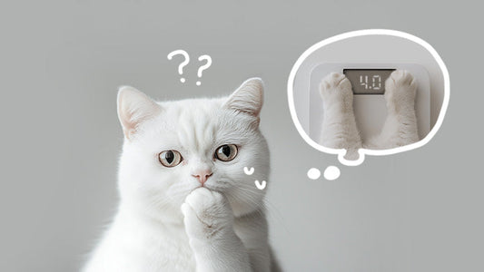 A cat tries to calculate how much subcutaneous fluids are needed for therapy. By Greycoat Research.